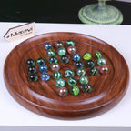 Jajur Wooden Solitaire Game Medium 22cm