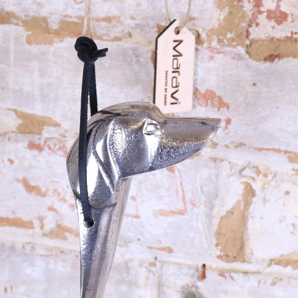 Khosa Animal Head Antique Style Metal Shoe Horn Dog