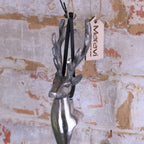 Khosa Animal Head Antique Style Metal Shoe Horn Stag