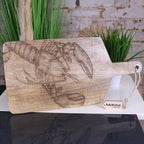 Rateka Lobster Fish Serving Platter Board Lobster