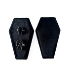 Plain Coffin Engagement Ring Box