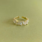 Mila Multi White Jewelled Ring