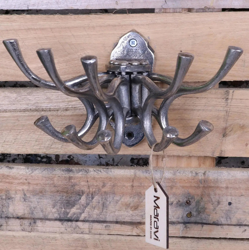 Kesda 5 Way Captains Swivel Hooks Vintage Finish
