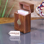 Harra Sheesham Wood Playing Card Box