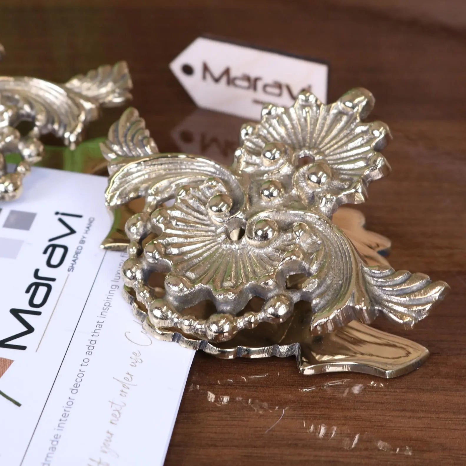Kui Ornate Victorian Design Luxury Paper Clip Set of 2