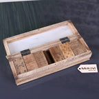 Osian Marble Lid Luxury Dominoes Set
