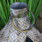 Khapri Moroccan Lantern Antiqued Gold