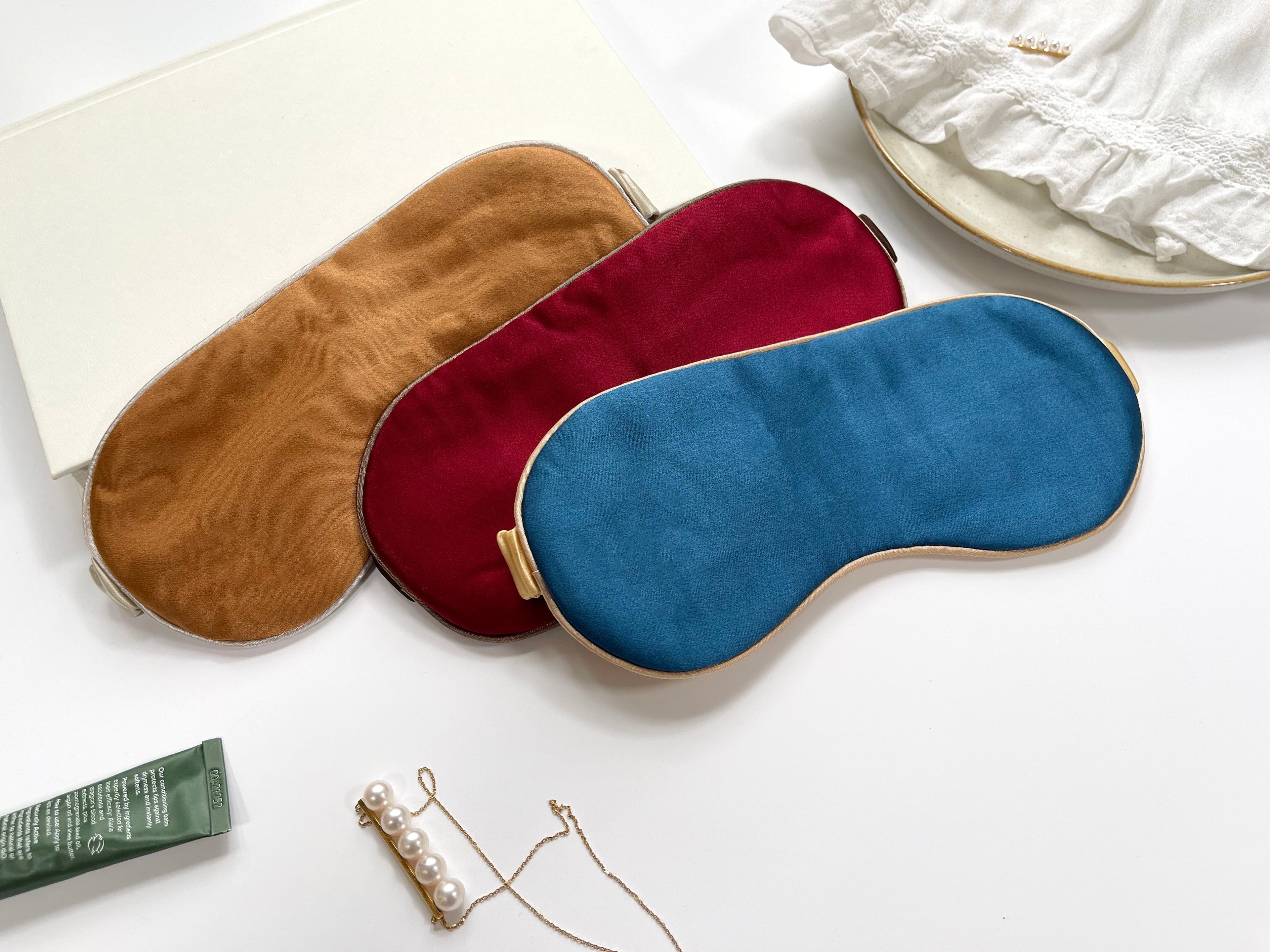 Luxury Double-Sided Silk Sleep Mask – Soft Eye Mask for Restful Sleep