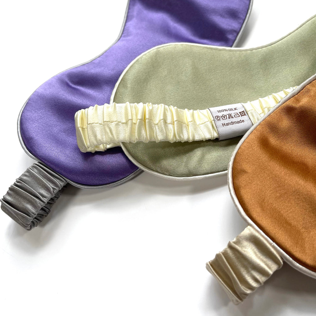 Luxury Double-Sided Silk Sleep Mask – Soft Eye Mask for Restful Sleep