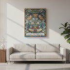 "Strawberry Thief" by William Morris on Canvas, Framed Prints, Framed Canvas, Acrylic or Print-only