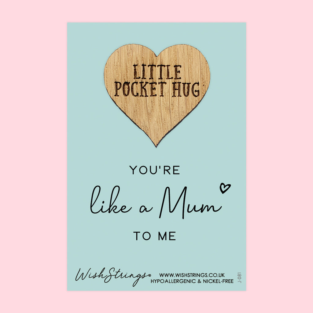Pocket Hug – You’re Like a Mum to Me | Thoughtful Gift for Mother Figures | Keepsake Token for Love, Gratitude & Appreciation