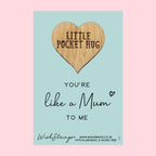 Pocket Hug – You’re Like a Mum to Me | Thoughtful Gift for Mother Figures | Keepsake Token for Love, Gratitude & Appreciation