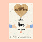 Pocket Hug - A Big Hug | Sending Hugs & Thinking of You Gift | Keepsake Token for Comfort & Support