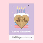 Pocket Hug - Happy Birthday | Thoughtful Gift for Celebration & Joy | Keepsake Token for Sending Hugs & Birthday Wishes from Afar