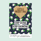 Pocket Hug - Keep Going, Keep Growing | Encouragement & Positivity Gift | Keepsake Token for Sending Hugs, Self-Care & Mental Health Awareness