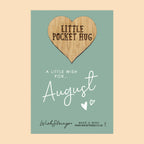 Pocket Hug - August Birth Month | Thoughtful Birthday Gift | Keepsake Token for Celebrating August Birthdays