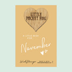 Pocket Hug - November Birth Month | Thoughtful Birthday Gift | Keepsake Token for Sending Hugs & Celebrating a Special Day