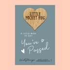 Pocket Hug - You’ve Passed | Congratulations & Achievement Gift | Keepsake Token for Sending Hugs & Celebrating Exam Success