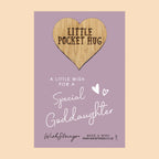 Pocket Hug - Special Goddaughter | Thoughtful Gift from Godparents | Keepsake Token for Sending Hugs & Love to a Cherished Goddaughter