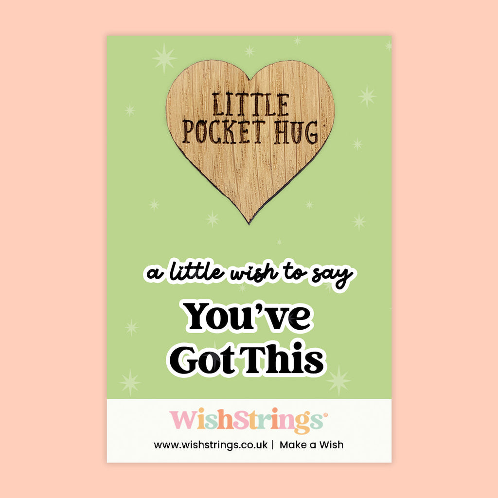 Pocket Hug – You’ve Got This | Thoughtful Gift for Strength & Motivation | Keepsake Token of Encouragement & Self-Belief