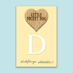 Pocket Hug - Letter ‘D’ | Personalized Initial Gift & Thoughtful Keepsake | Keepsake Token for Sending Hugs & Special Monogram Gift