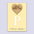 Pocket Hug - Letter ‘P’ | Personalized Initial Gift & Thoughtful Keepsake | Keepsake Token for Sending Hugs & a Special Name Gift