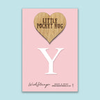 Pocket Hug - Letter ‘Y’ | Personalized Initial Gift & Thoughtful Keepsake | Keepsake Token for Sending Hugs & a Special Name Gift
