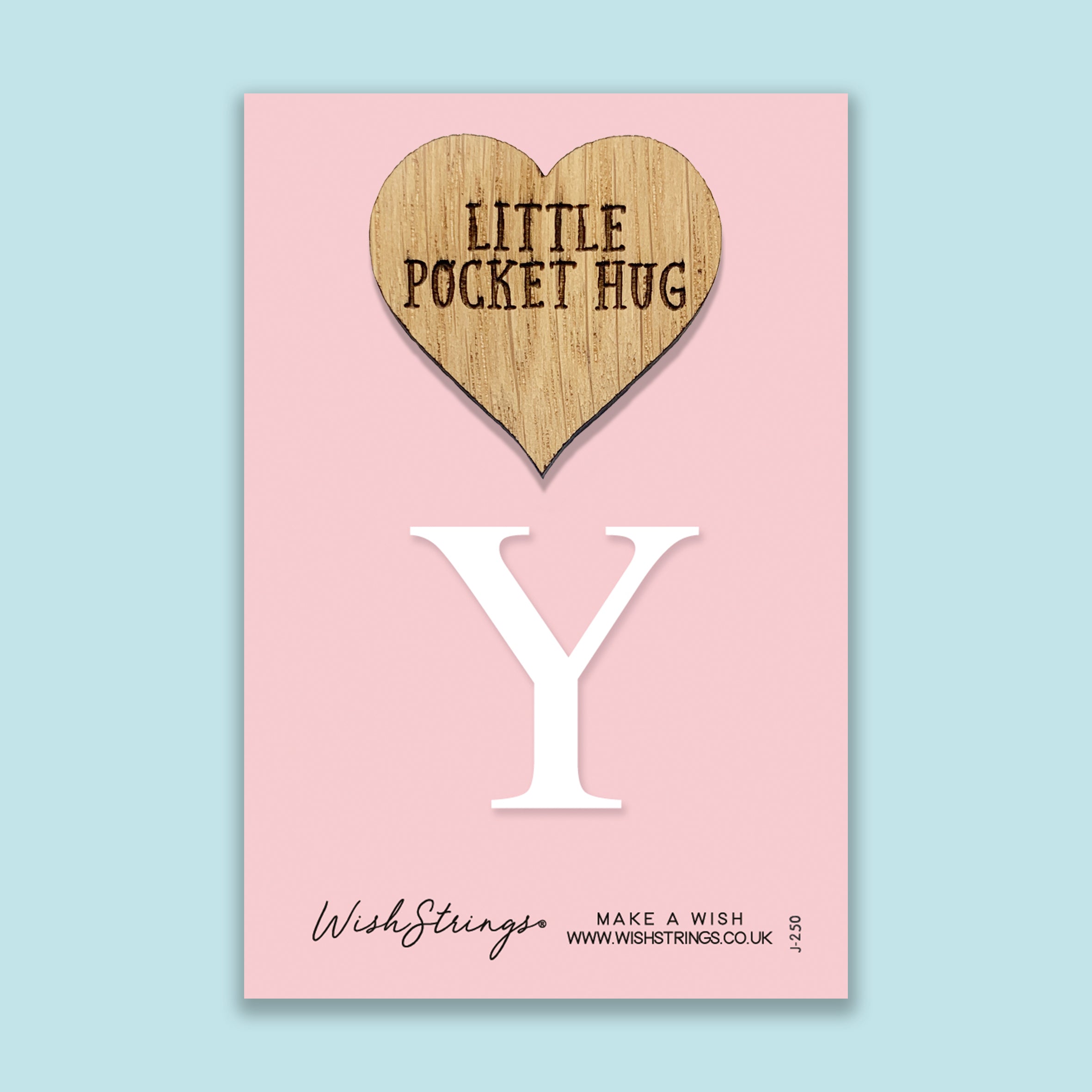 Pocket Hug - Letter ‘Y’ | Personalized Initial Gift & Thoughtful Keepsake | Keepsake Token for Sending Hugs & a Special Name Gift