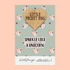 Pocket Hug - Sparkle Like a Unicorn | Uplifting Positivity Gift | Keepsake Token for Sending Hugs & Spreading Joy and Confidence
