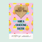 Pocket Hug - Have a Cracking Easter | Fun & Festive Easter Gift | Keepsake Token for Sending Hugs & Easter Cheer