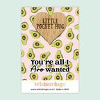 Pocket Hug – You’re All I Avo Wanted | Funny Mini Gift for Avocado Lovers | Cute Keepsake Token for Valentine’s, Anniversaries or Just Because