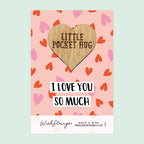 Pocket Hug - I Love You So Much | Thoughtful Gift for Someone Special | Keepsake Token for Sending Hugs & a Daily Reminder of Love