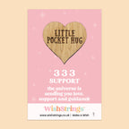 Pocket Hug - Angel Numbers 333 | Keepsake Token for Support, Love & Guidance from the Universe