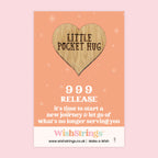 Pocket Hug - Angel Numbers 999 | New Beginnings & Fresh Start Gift | Keepsake Token for Release & Starting a New Journey