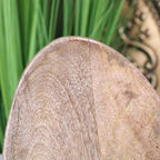 Jarita Oval Shaped Wooden Serving Dishes Set of 2