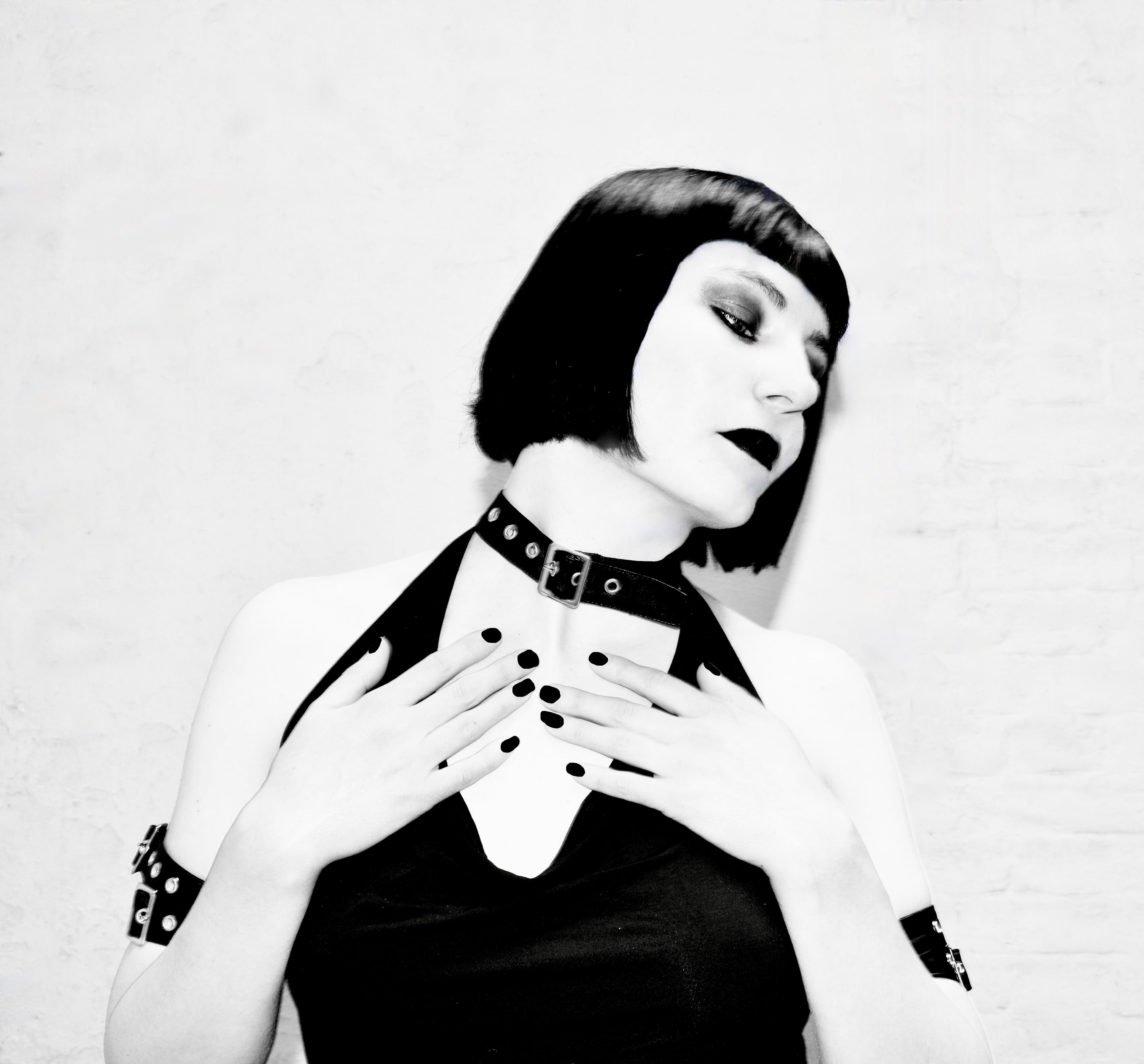 Necessary Evil Aphrodite Plunge Cowl Neck Top