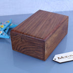 Khalka Plain Wooden Storage Boxes Small 15x10cm