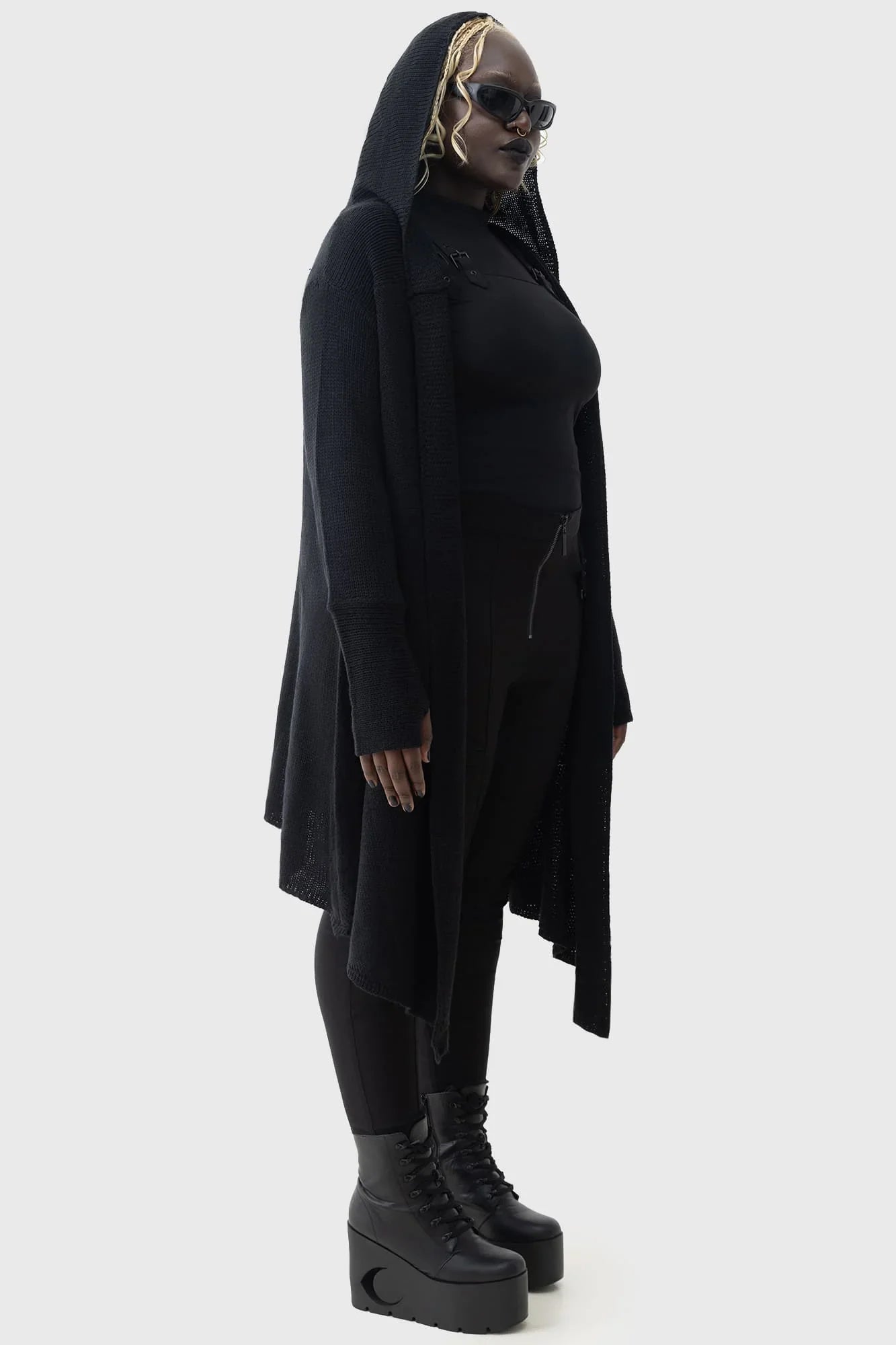 Killstar Last Quarter Hooded Cardigan