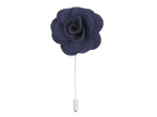 Boutonniere In Navy Silk