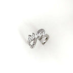 Erra Jewelled Silver Tone Ear Cuff