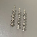 Adalynne Luxury Silver Jewelled Hair Slide Set