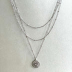 Orion Luxe Triple Layer Sunburst Necklace