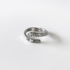 Selma Silver Tone Wrap Ring