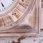Large Square Wall Clock 80cm Antique Style
