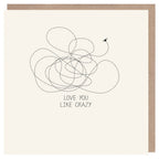 Love You Like Crazy Anniversary Card