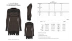Punk Rave Lunar Eclipse Embroidered Dress