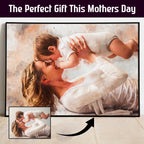 Mothers Day Personalised Watercolour Portrait