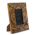 Medium Black Buddha Mango Wood Photo Frame 10x15cm