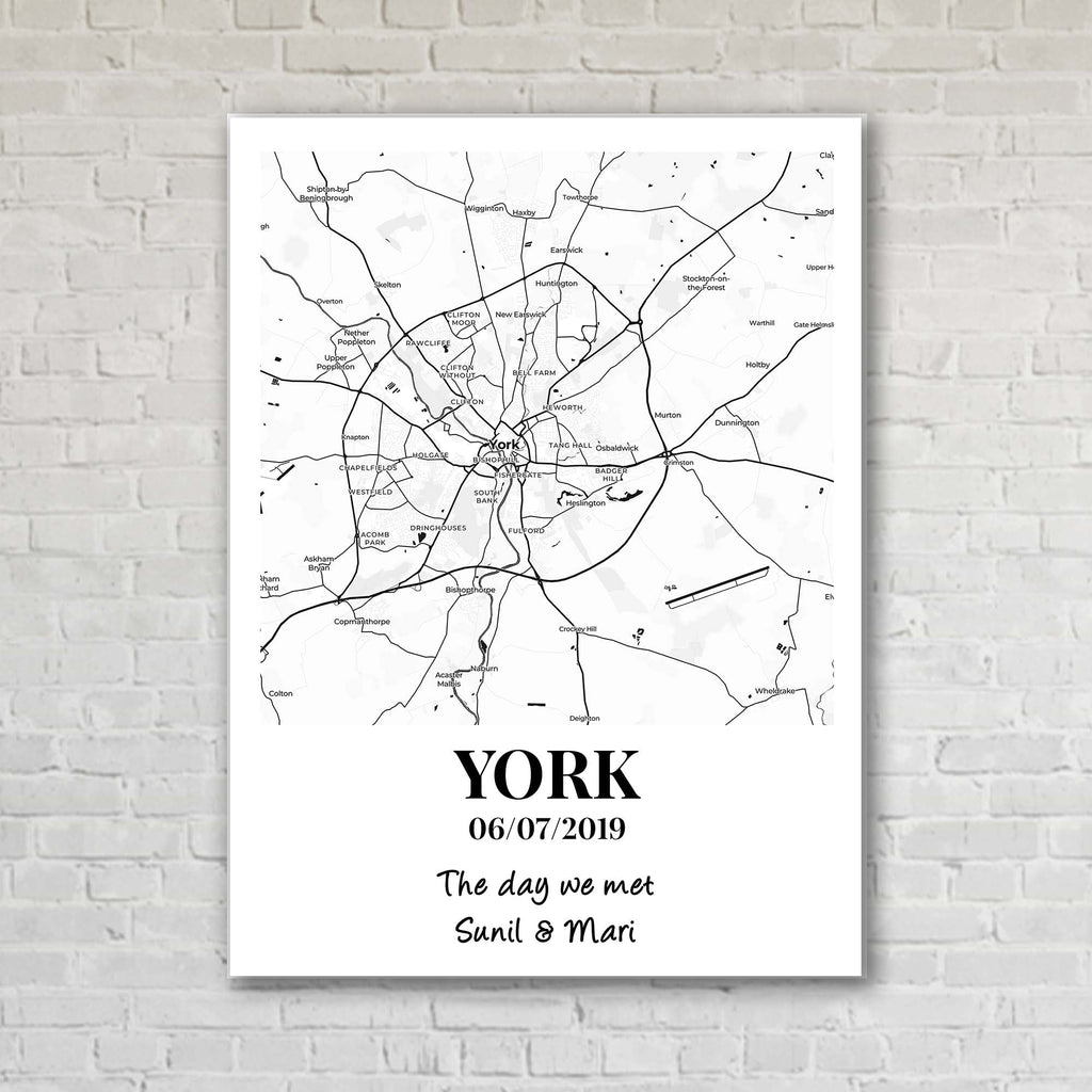 Map Location Custom Artwork