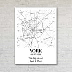 Map Location Custom Artwork